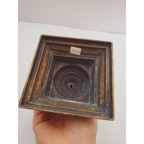 Vintage brass candlestick holder - vintage brass - candlestick - vintage… - Picture 7 of 10